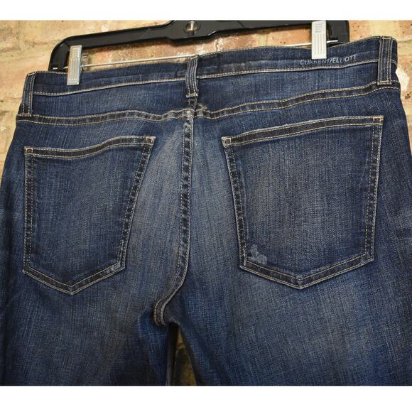 Current Elliott The Stiletto Townie Dark Wash Skinny Jeans Size 30 - Picture 5 of 8